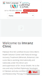 Mobile Screenshot of imranzclinic.com